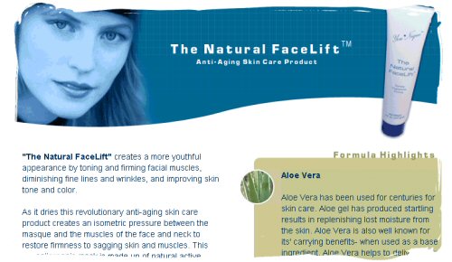 Please Click Here to Visit The Natural Face Website