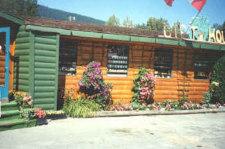 Front right shop of the main multi use building
