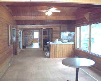 Looking from restaurant towards main entrance (multi-use building)