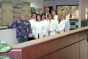 Doctor Sullivan With His Staff