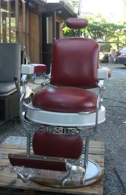Antique Koken Barber Chair for sale, Victoria BC