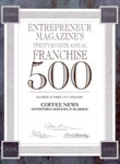 Ranked Number 1 in Category in Entrepreneur Magazine's Franchise 500